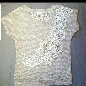 Day trip crochet short sleeve shirt